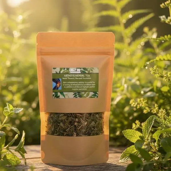 Arthritis Herbal Tea - Natural Pain Relieving Beverage - Taffy Organic Matcha Powder