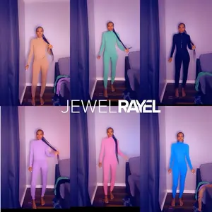 Jewel Rayel ALLURE JUMPSUITS - Versatile Color Options for Stylish Comfort Women Womenswear Stretchy Mesh