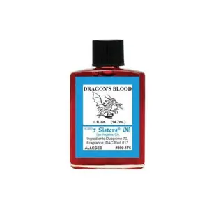 7 Sisters Dragon Blood Oil 0.5oz (Aceite de Sangre de Dragón) to break and remove all powerful spells and hexes