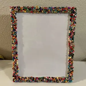 5x7 Colorful Stone Picture Frame - Perfect for Displaying Your Memories