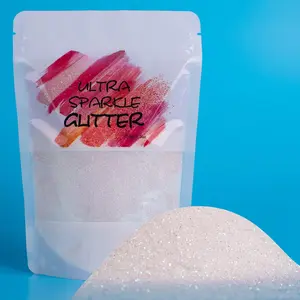 Rainbow Glitter 150g, Iridescent White Glitter  for  Tumblers, Slime and Craft Making,  Art, Festival Decoration,  Glitter for   Hair (Rainbow White)