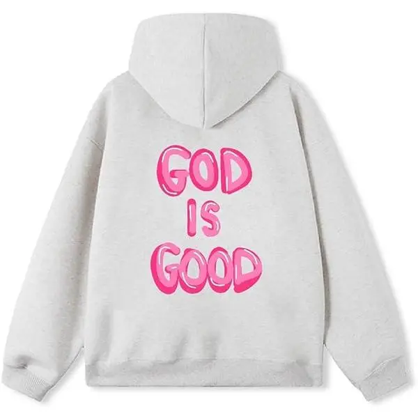 God Is Good Christian Premium Fleece Hoodie