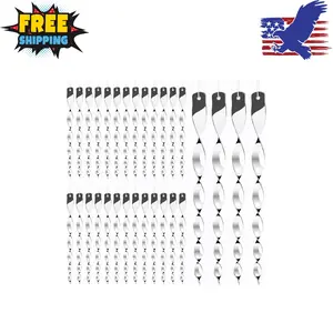 30 Pack Bird Deterrents for Outside, Bird Repellent Hanging Silver Plastic Reflectors Scare Rods