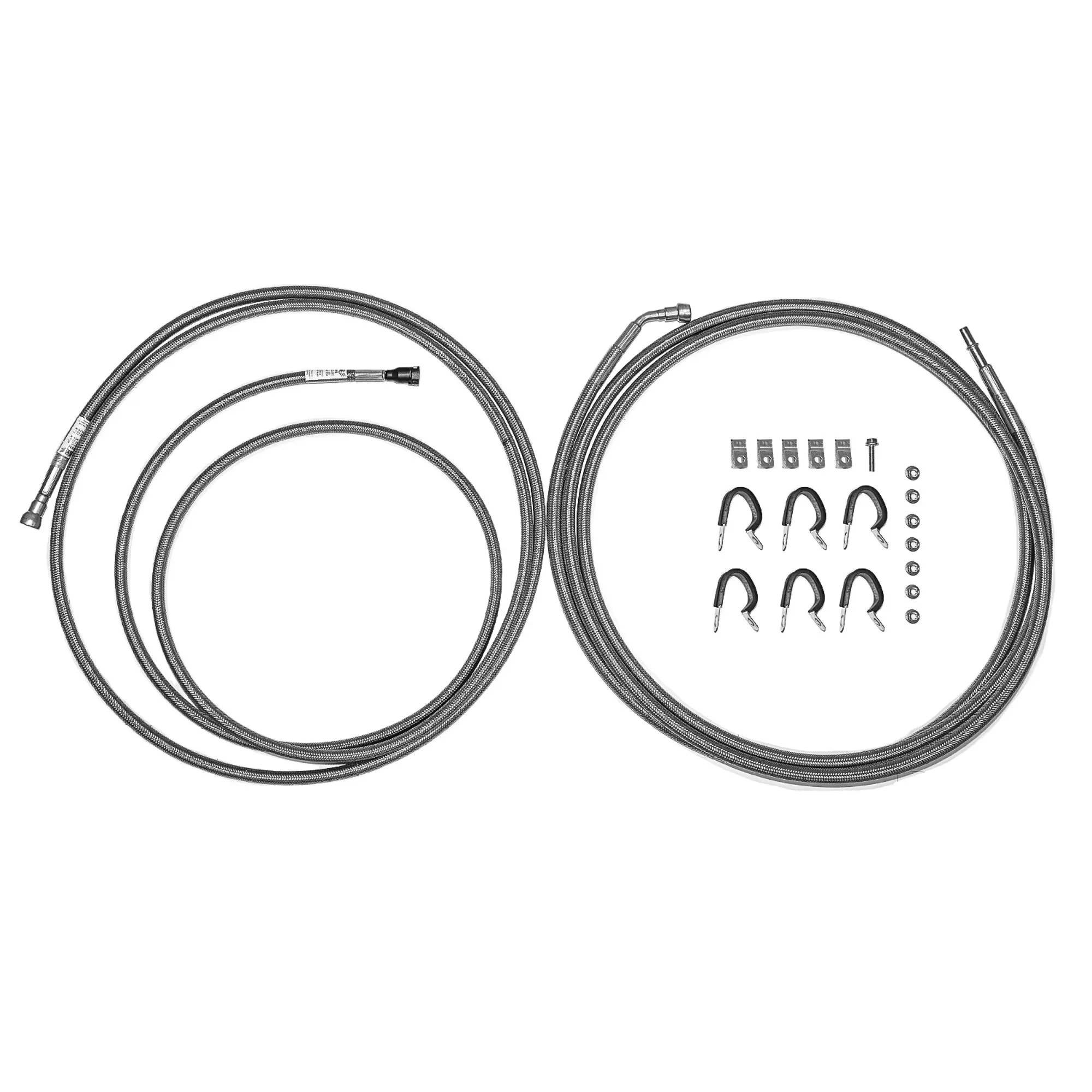 QFF0015SS- 05-10 Cobalt, HHR, G5 Complete Quick Fix Fuel Line Kit; Braided Stainless