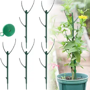 Adjustable Plant Support Stakes | Weather-Resistant Climbing Plant Trellis | Tool-Free Installation with Plant Tie | Indoor/Outdoor for Monstera/Philodendron/Pothos