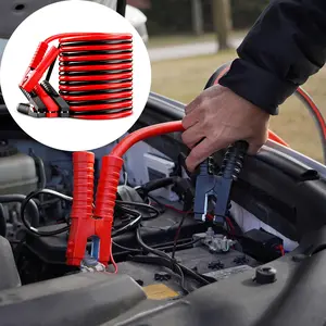 Car Battery Jumper Cable, Alligator Clip Pure Copper Connector, Emergency Universal Car Booster Wire, Durable & Reliable, Automotive