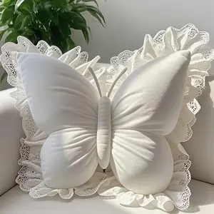 Cute Princess Butterfly Office Pillow Living Room Bow Bedroom Car Sofa Cushion Home New Pillow Room Home Garden Decor