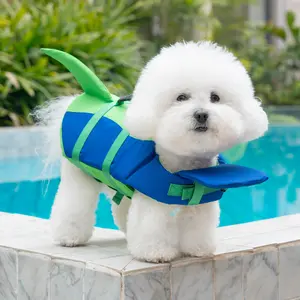 Dog clothing, animal clothing, big dog swimming suit, big dog life jacket, small and large pets can wear small animal swimming suit, handheld trial, big dog clothing, small dog diving suit, life jacket, British style clothing