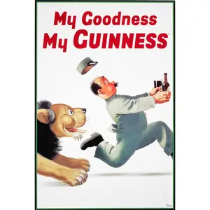 Guinness Beer Lion Poster