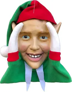 Elf Christmas Decorations - Santa's Helper Window Xmas Clings - Novelty Christmas Toy