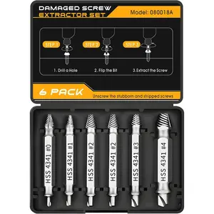Christmas Gifts Stocking Stuffers for Men,Damaged Screw Extractor Set  for Men,Stripped Screws Nuts &  Drill Bit Tools for Broken or Stubborn Screws Removal,Stocking Stuffers for Him