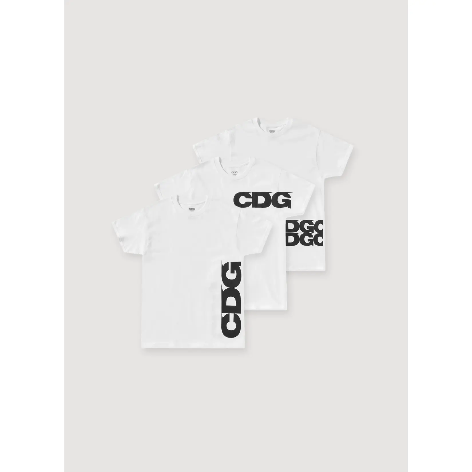 Comme des Garçons Hanes 3 Pack Tagless Tees White