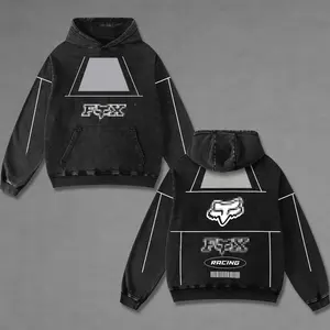 Retro Fox Racing Washed Hoodie Vintage Motorcycle, Motor GP Of The Americas Sportbike Graphic Merch, Acid Washed Streetwear Clothing, Unisex Dirt Bike Racing Hoodie, Vintage Motorsport Hoodie, Speed Culture Men's Wear, Designed for Biker