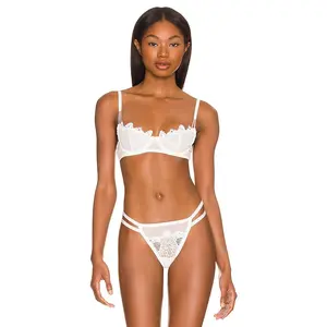 KAT THE LABEL Gretta Underwire Bra in White