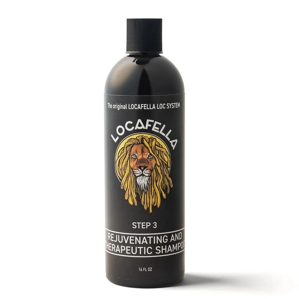 Locafella Therapeutic & Rejuvenating Shampoo - Enriched with Olive Oil, Peppermint, Lemon, Eucalyptus & Rosemary for Stronger Haircare Conditioner Moisture