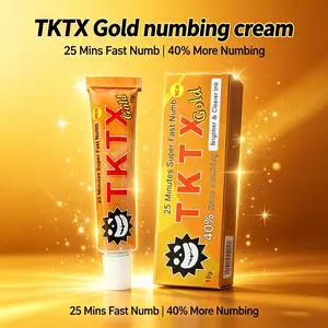 TKTX external cream for tattoo, suitable for tattoo, depilation and micro-needle treatment, quick-acting analgesic cream, lecithin-based anesthetic gel | 10g per tube | lasting numbness effect.