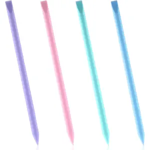 4PCS Reusable Silicone Mixing Sticks, Colored Stir Sticks for Paint, Epoxy Resin, Arts, Handmade Crafts, 4 Colors