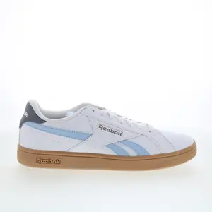 Reebok Court Retro Mens White Leather Lace Up Lifestyle Sneakers Shoes