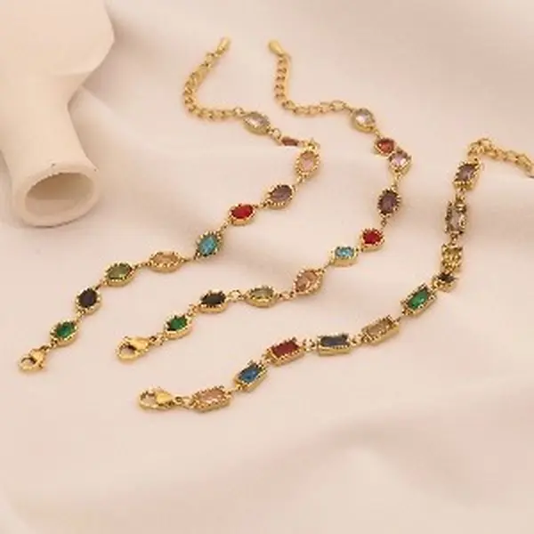 Spring Exotic Colorful Water Drop Bracelet