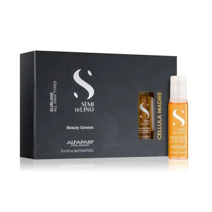 Alfaparf Semi Di Lino Sublime Beauty Genesis Hair Treatment Vials, Smooth, Haircare