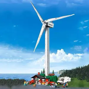 READ SHIPPING POLICY BEFORE ORDER windmill building blocks Enlightenment building blocks EducationalToy,Best Gift Toy, Desktop AssemblyOrnaments for Home & OfficeDecoration children toy