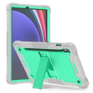 For Samsung Tab S7 S8 S9 S10 11 FE 10.9 Plus 12.4 Ultra 14.6 Armor Stand Case For Tab A11 A9 8.7" Plus 11" A8 A7 Lite S6 Lite