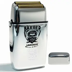 Men's Travel Shaver USB-C Rechargeable Electric Razor, 60-Minute Runtime, Detachable Washable Head, Wet&dry Use, Portable Grooming Kit, Cordless Waterproof Shaver