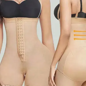 Faja moderna ideal para hacer ejercicio y trabajar Nylon Bodysuit Minimalist Womenswear Shapewear