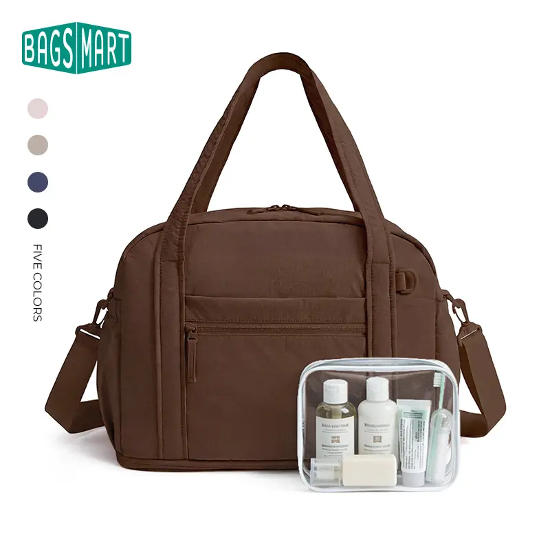 【NEW IN】BAGSMART Expandable Gym Bag with Toiletry Bag,  24L-30L Weekender Travel Duffle Bag, Lightweight Travel Bag, Carry on Overnight Duffel tiktokshopsummersale tiktokshopbacktoschool