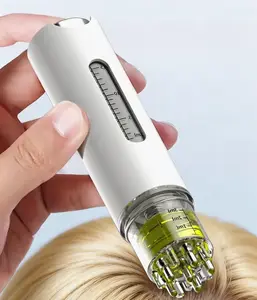 Scalp Micro Needle Massager Comb - Essential Oil Liquid Applicator, Mini Scalp Care Tool for Hair Growth, Anti Hair Loss, Portable Design with 1ml/2ml/3ml/5ml/10ml Options