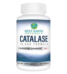 Catalase 10,000 Formula - Premium Supplement for Healthy Hair with 10,000 IU Catalase, Saw Palmetto, Biotin, and More - Supports Long Strong Hair
