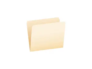 Tops 752EE Pendaflex File Folders, Letter Size, Manila, Straight Cut, 100/BX