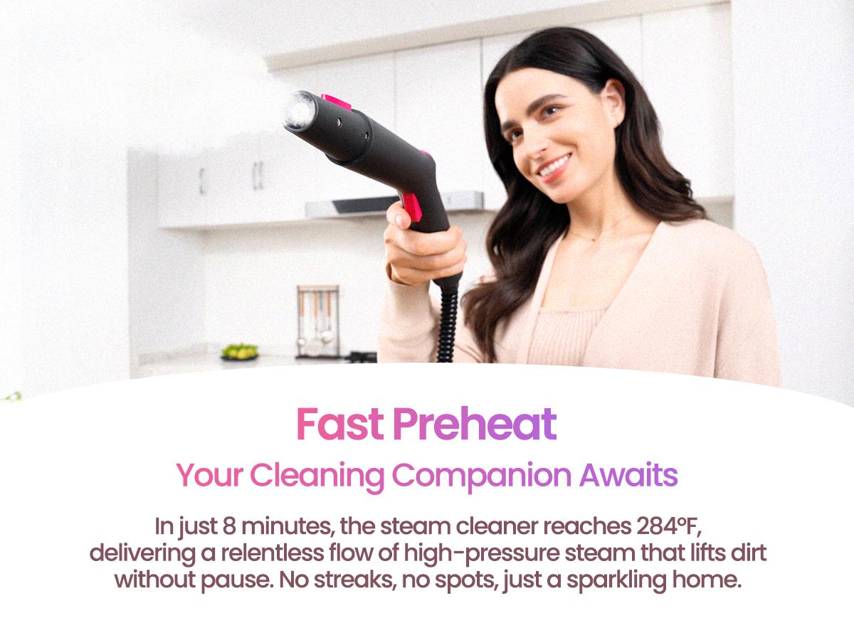 Schenley 21-in-1 Steam Cleaner, High-Pressure Heavy-Duty Steamer for Deep Cleaning Floors, Tiles, Upholstery, Grout, Grill and Cars, Fast Heat-Up, Large Water Tank, Multi-purpose, Portable Design Schenley 21-in-1 Steam Cleaner, High-Pressure Heavy-Duty Steamer for Deep Cleaning Floors, Tiles, Upholstery, Grout, Grill and Cars, Fast Heat-Up, Large Water Tank, Multi-purpose, Portable Design