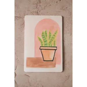Snake Plant Print Card