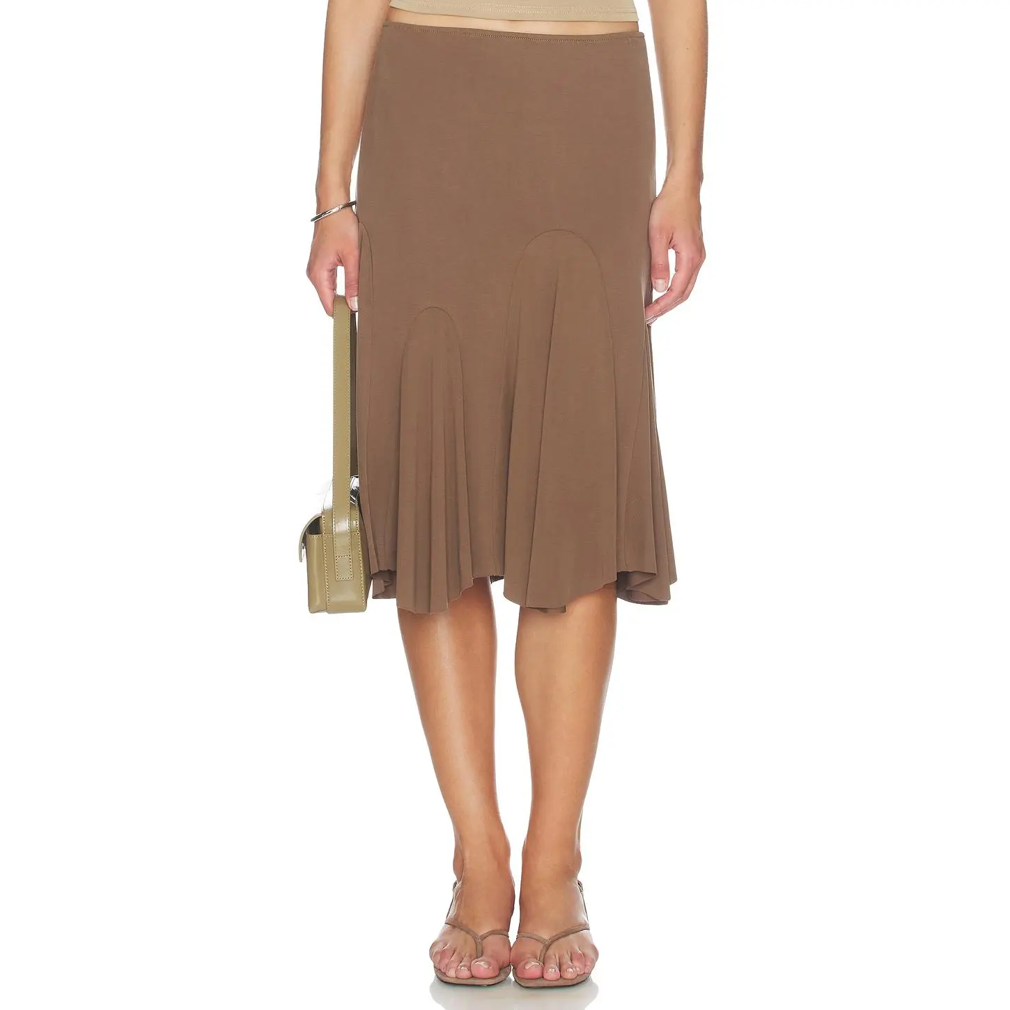 With Jean Rue Skirt in Brown