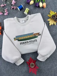 Ferris State University Embroidered Sweatshirt/Hoodie