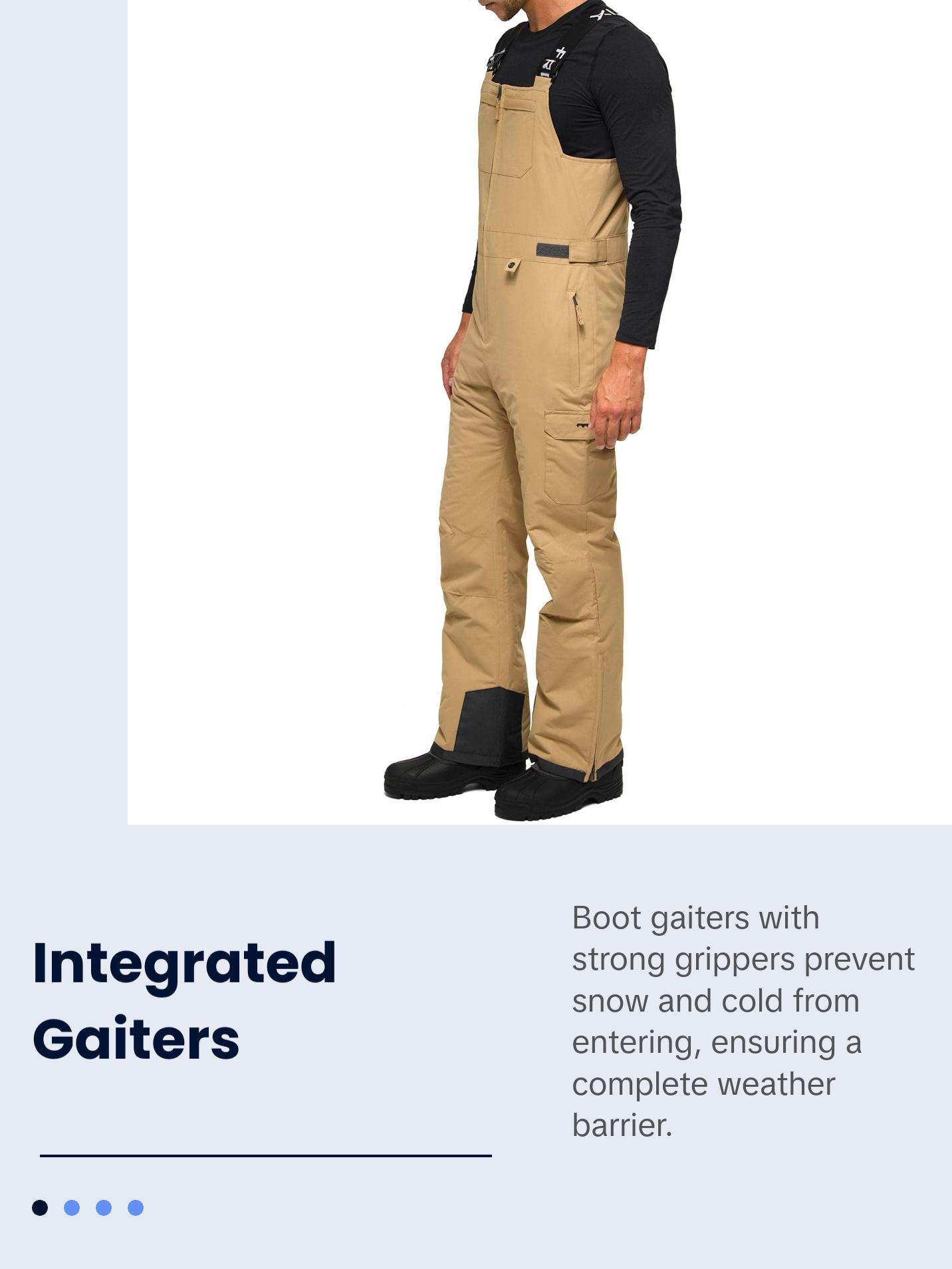 Men's Avalanche Insulated Bib Overalls - 30 Inseam