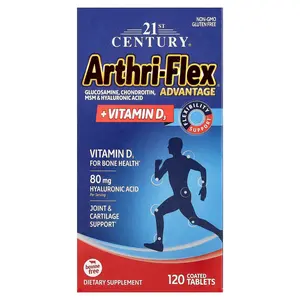 21st Century Arthri-Flex Advantage® + Vitamin D3, 120 Coated Tablets