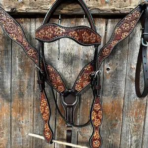 Flower Power Browband/One Ear Breastcollar Tack Sets