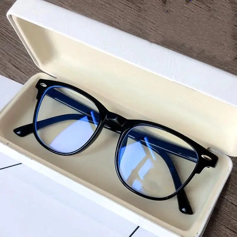 2026 Men Women Finished Myopia Glasses Vintage Oval Frame Blue Light Blocking Eyeglasses Nearsighted Glasses Minus 0 To -6.0