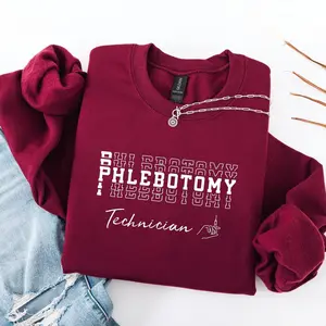 Phlebotomy Technician Sweatshirt: Laboratory Tech Gift