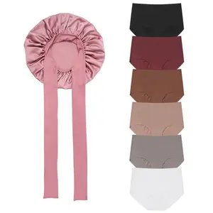 Buy 6 Get 1 Bonnet – LEVAO Women's 6 Pack Seamless Underwear + Sleep Bonnet, No Show Panties S-XXL