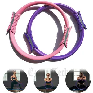 Dual Grip Pilates Ring Body Sport Fitness Magic Circle Weight Exercise Yoga US