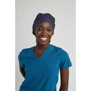 Women's Satin-Lined Scrub Cap - Navy