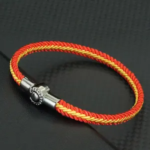 FASHION - New Handmade Ethnic Rope Bracelet Unisex Magnetic Clasp Wristband 5 Colors Grade A Fabric Cord Chain Braslet Accessories Joias