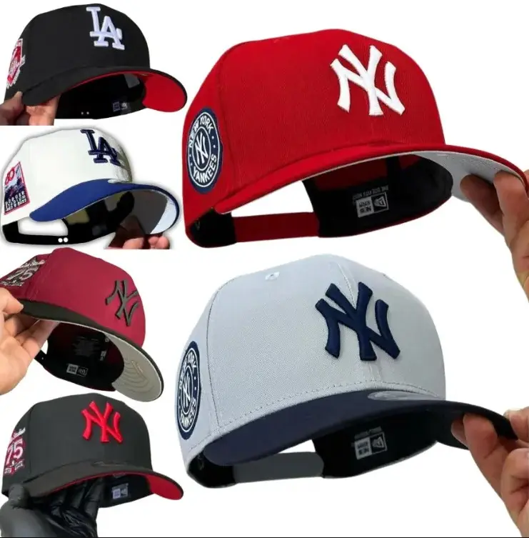 New Era MLB NY Yankees LA Dodgers Premium Retro Baseball Cap – Adjustable 9FORTY 59FIFTY Curved Brim Snapback Hat, Official Team Logo Embroidery, Vintage Sportswear Fashion, Urban Streetwear Style, Casual Daily Wear, USA 2026 Edition