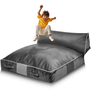 VEVOR Crash Pad, 5x 5 ft Crash Pad for Kids Sensory with Foam Blocks and Washable Cover, Large Soft Foam Landing Zone Giant Pillow Mat, Sensory Room Equipment for Children Jumping, Relaxing PlayVEVOR Super Brand Day