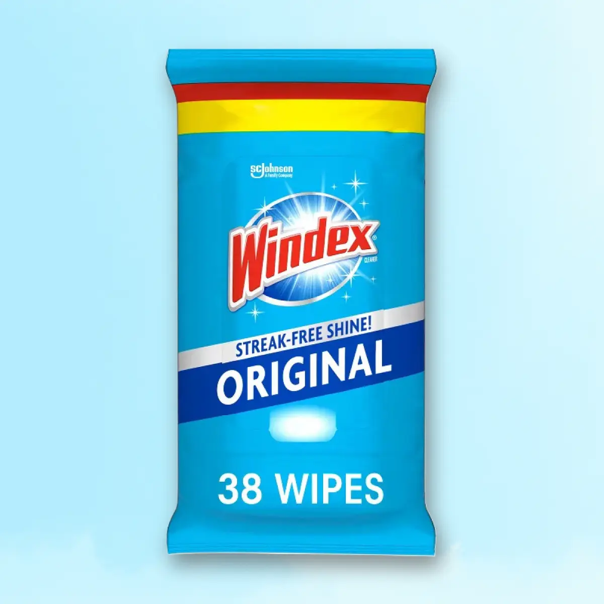 Winx Original Gss and Surface Pre-Moistened Wipes Window Cleaner - 38ct