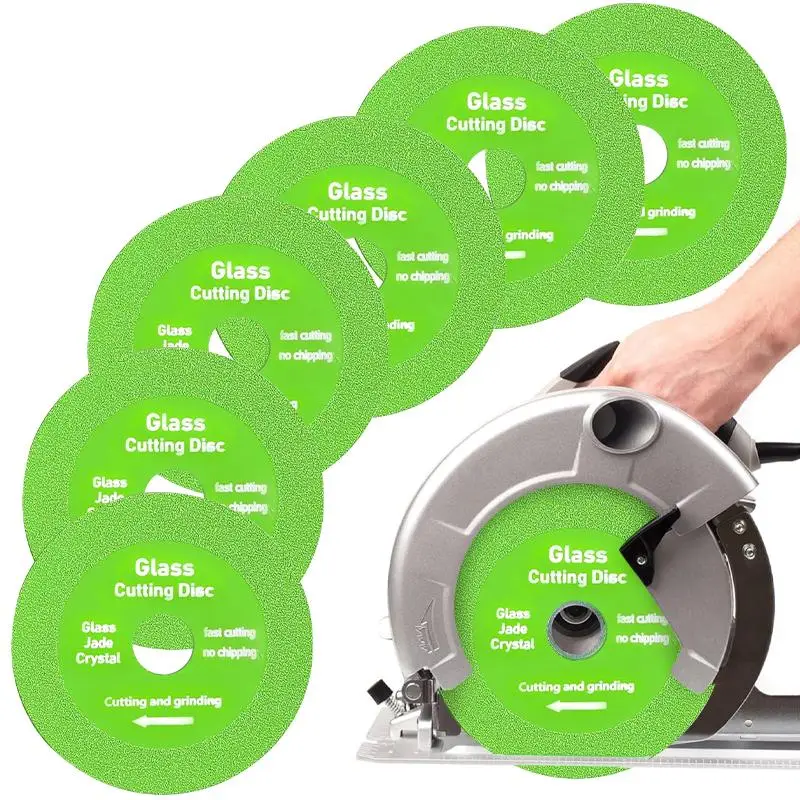 4 Inch Angle Grinder Glass Cutting Disc, Glass Ceramic Diamond Cutting Disc for 4" Angle Grinder, Glass Saw Ultra-thin Saw Blade for Cutting and Grind