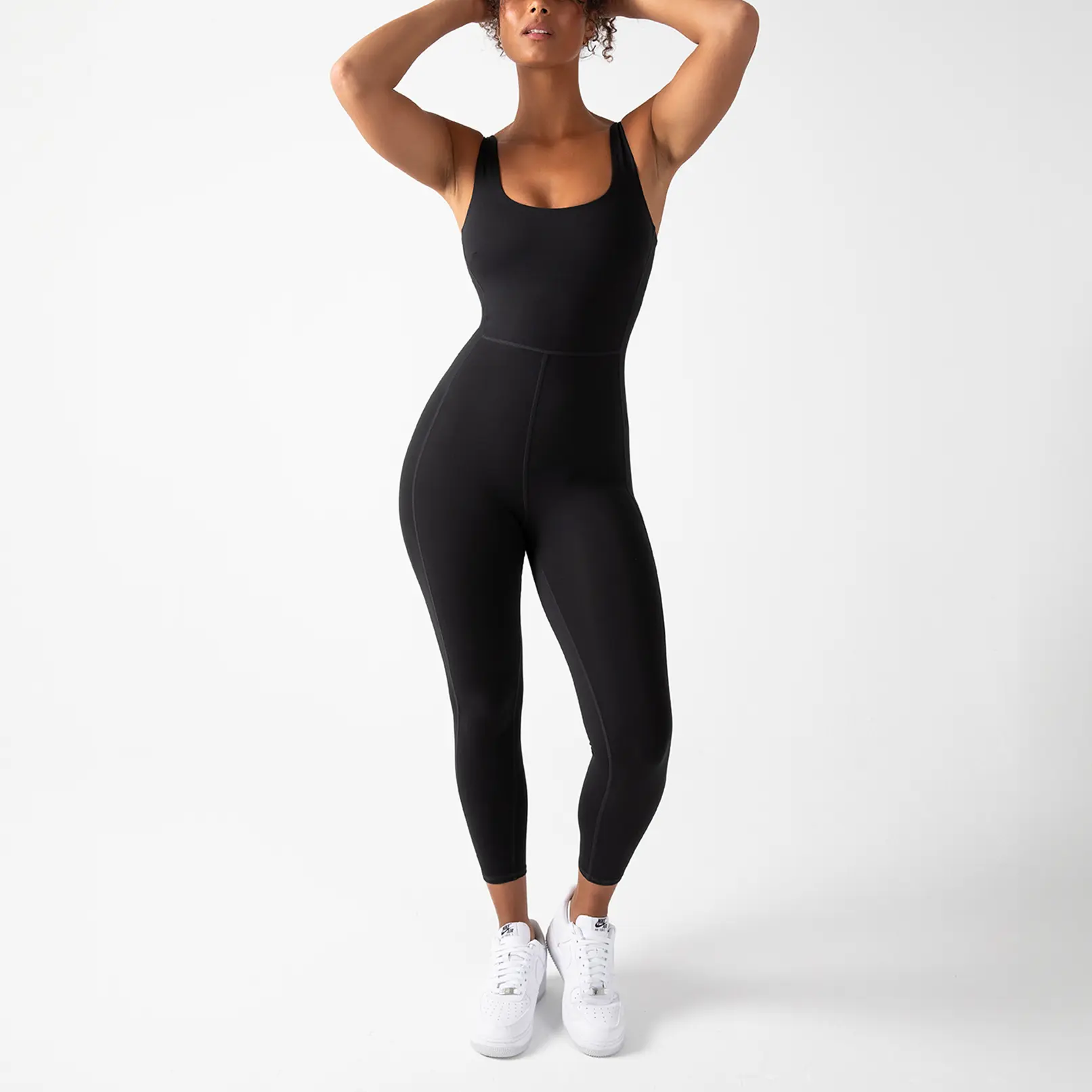 YITTY Active Women's UltraLuxe Built-In Bra Onesie, Athleisure, 4-Way-Stretch